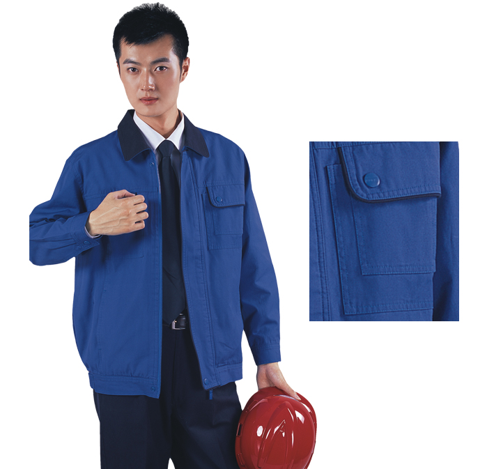 湖藍(lán)雙色工裝